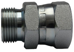 10MBSPP-12FBSPPX - 5/8" Male British Parallel Pipe to 3/4" Female British Parallel Pipe Swivel