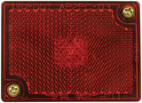V114R PC-Rated Clearance/Side Marker w/ Reflex; red; Viz Pack