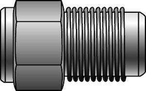 12FBFFOR-10MJ - 3/4" Female British Flat Face to 5/8" Male JIC