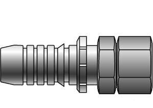 12GS-10FJX Gates GlobalSpiral GS Couplings Female JIC 37° Flare Swivel Straight