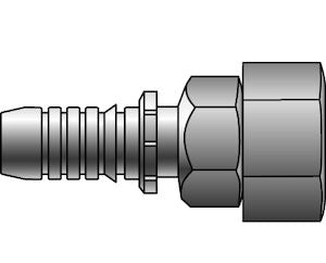 12GS-12FJISX Gates 3/4 GlobalSpiral x 3/4 Female Japanese Industrial Swivel