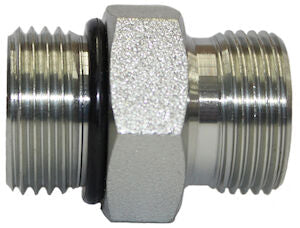 12MBSPP-8MB - 3/4" Male British Parallel Pipe to 1/2" Male Boss O-Ring