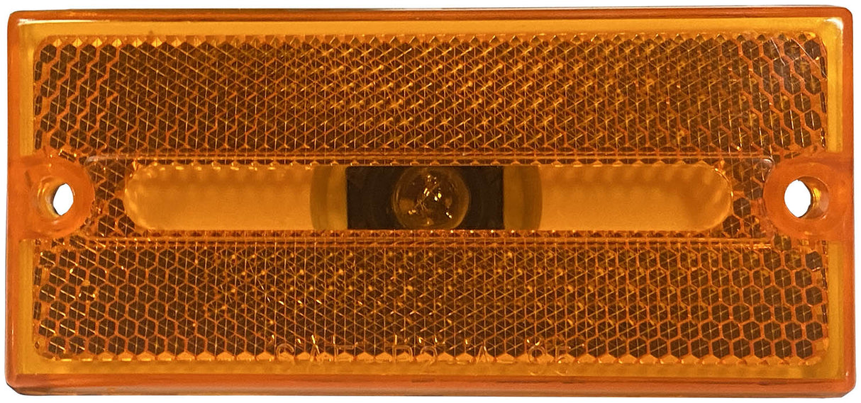V132A Clearance/Side Marker Light w/ Reflex; amber; Viz Pack