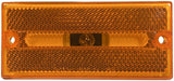 V132A Clearance/Side Marker Light w/ Reflex; amber; Viz Pack