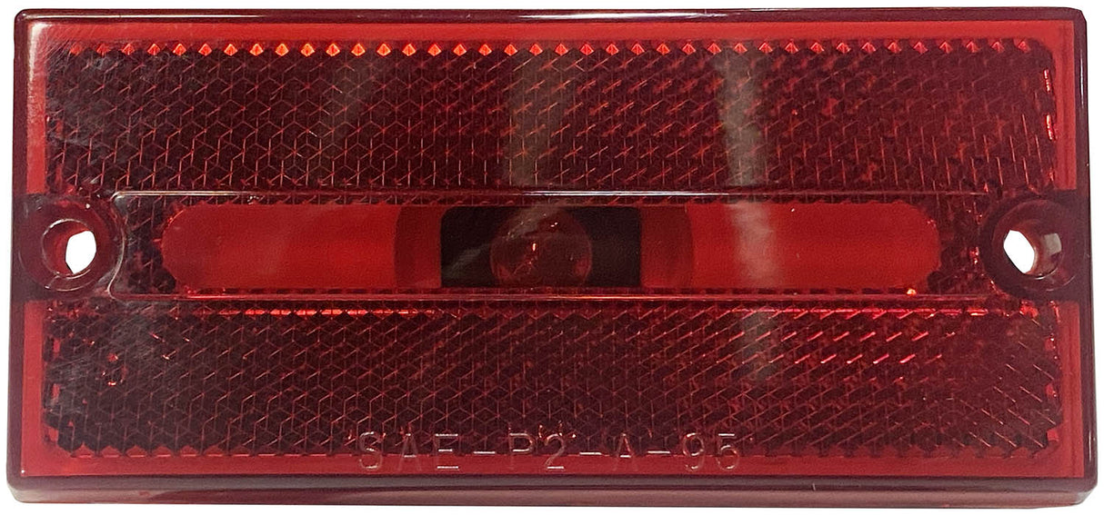 V132R Clearance/Side Marker Light w/ Reflex; red; Viz Pack