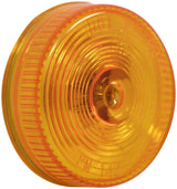 142A 2.5 inch Round PC-Rated Clearance/Side Marker Light; amber; poly bag
