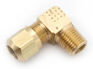 1469X10 Brass 5/8 Air Brake Compression - 1/2 Male NPT 90