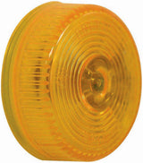 146A 2 inch Round PC-Rated Clearance/Side Marker Light; amber; poly bag