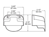 150-14 Surface Mount Bracket; gray; poly bag