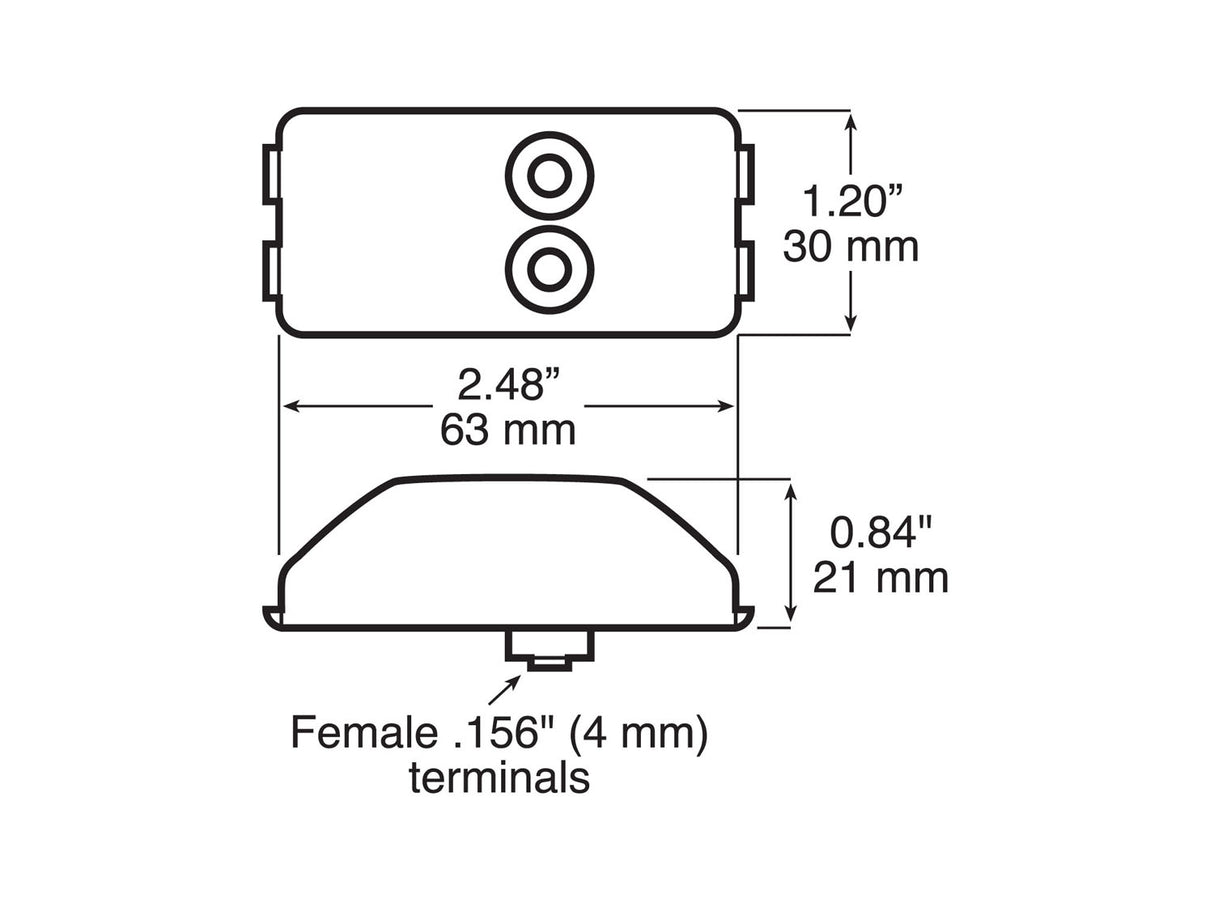 203C License Plate Light; license light; poly bag