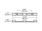 V191-3RL Identification Light Bar; red; Viz Pack