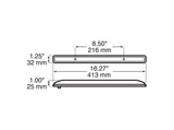 V169-3R Identification Light Bar; red stripped + ring; Viz Pack