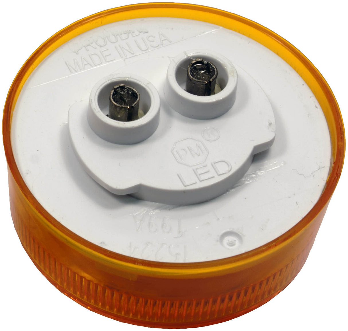 V164KA 2 inch Clearance/Side Marker Light; amber grommet kit; Viz Pack