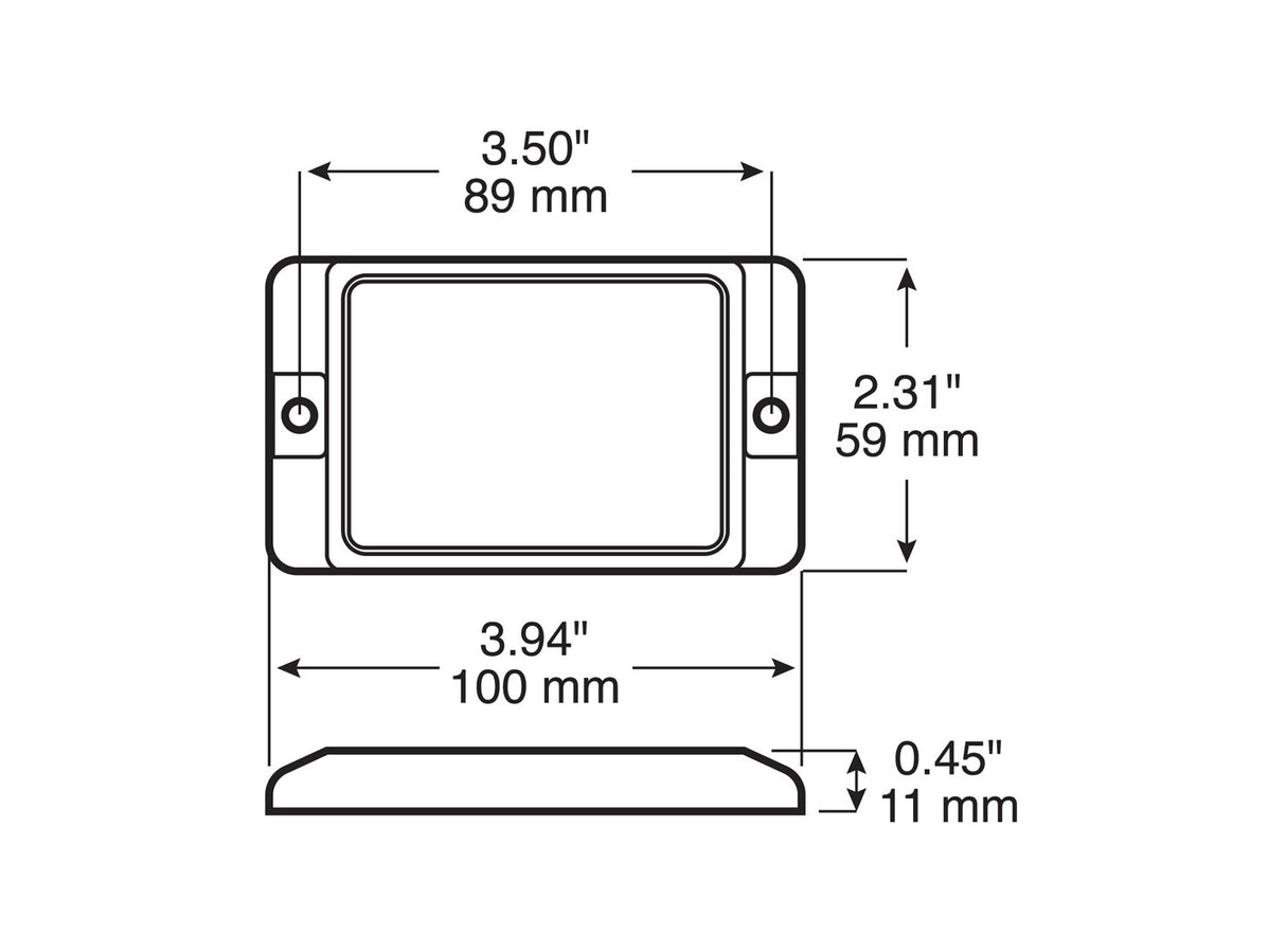 V215A Single Diode Clearance/Side Marker Light; amber; Viz Pack