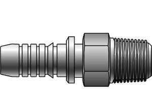 24GSP-24MP 1-1/2 GlobalSpiral Plus x 1-1/2 Male Pipe Rigid