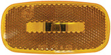 V2549A Clearance/Side Marker Light w/ Reflex; amber; Viz Pack