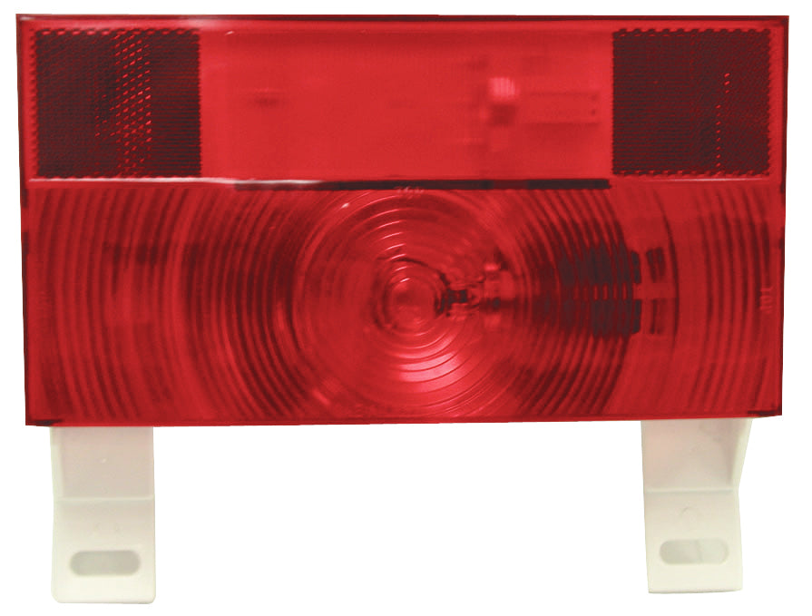 V25913 RV Combination Rear Light With Reflex; red w/ license light & bracket; Viz Pack