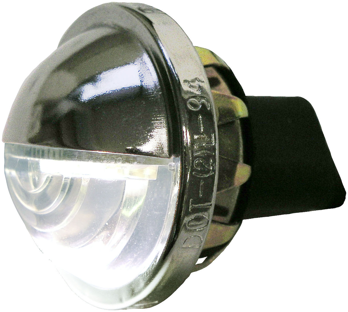 298C Chrome License & Utility Light; stripped leads; poly bag