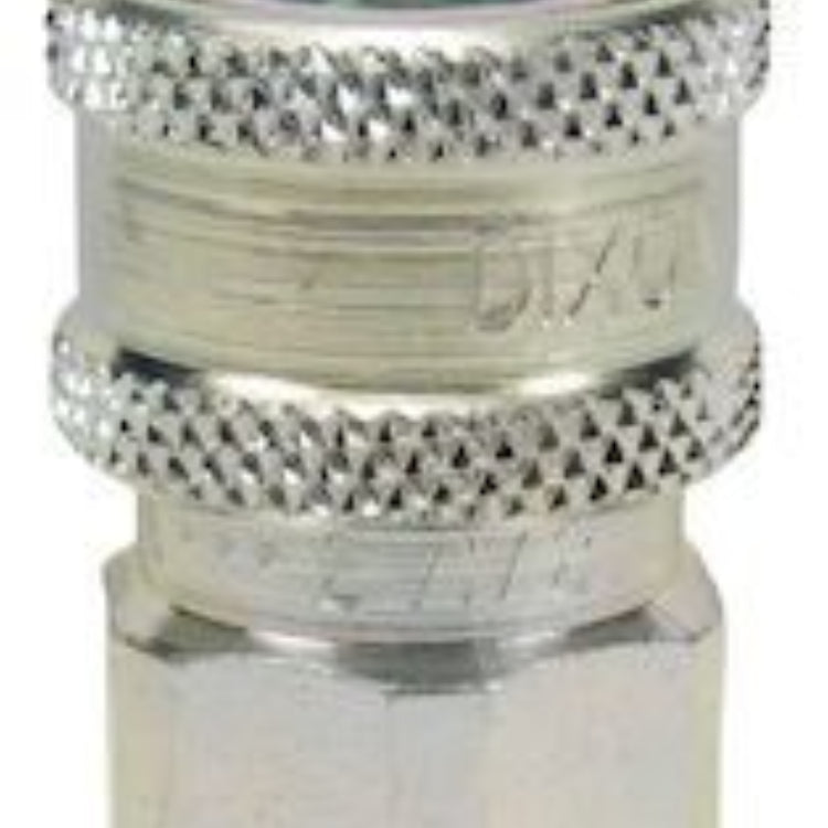 2VM2 1/4 IN H/IH Interchange Socket x 1/4-18 NPTF with Male Threads - Steel