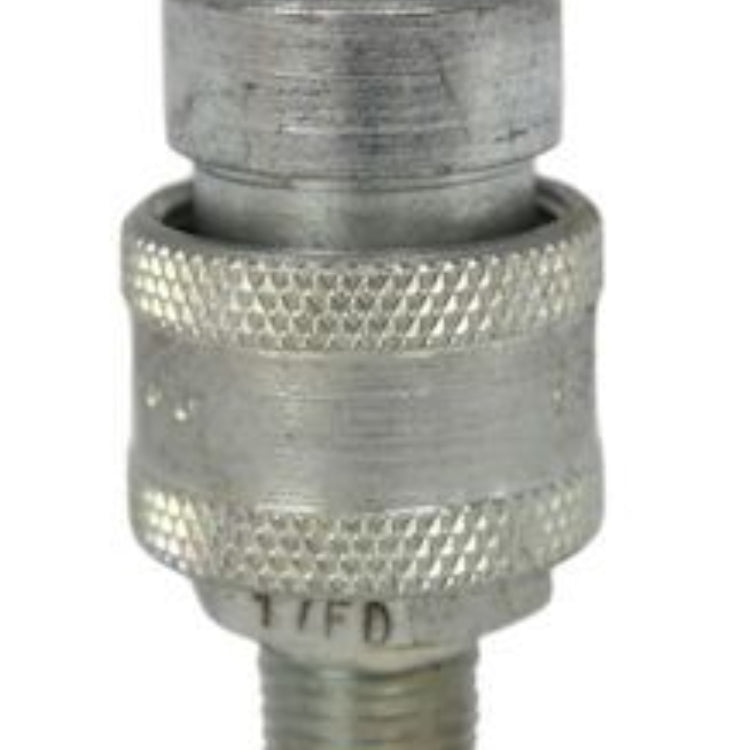 3050-2 1/4 IN High Pressure Socket x 1/4-18 NPTF with Male Threads - Steel