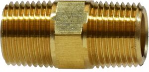 44X4 1/4" Brass Male SAE Union Tee