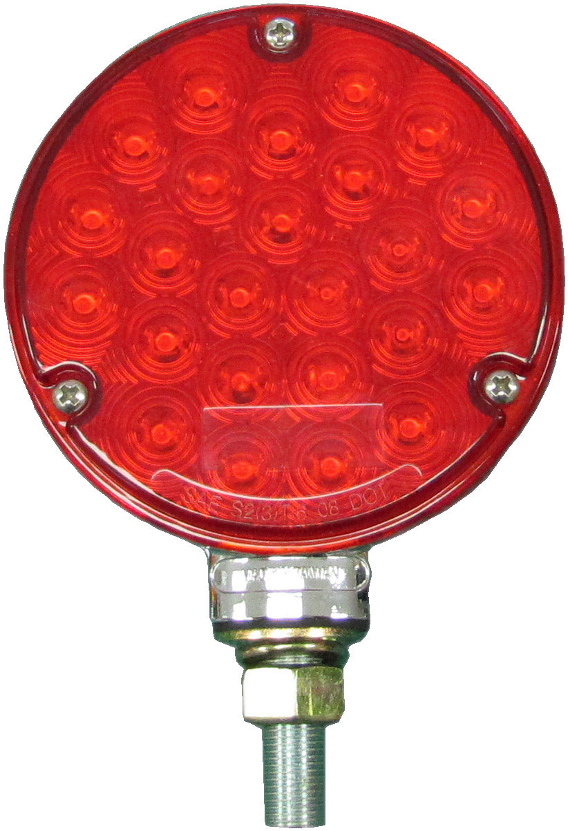 V339R Round Single-Face Pedestal Stop / Turn / Tail Light; stripped leads; Viz Pack