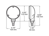 V339R Round Single-Face Pedestal Stop / Turn / Tail Light; stripped leads; Viz Pack