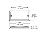 V368 Dome / Interior Light; white, stripped leads; Viz Pack