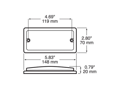 368 Dome / Interior Light; white, stripped leads; poly bag