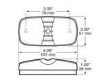 138A Bull’s Eye PC-Rated Clearance/Side Marker Light; amber; poly bag