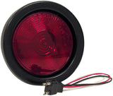 V426KR 4 inch Round Stop / Turn / Tail Light; red kit; Viz Pack