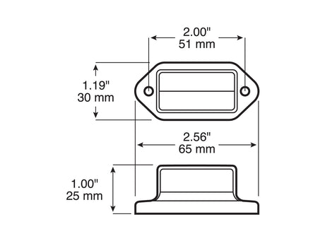 V434 Mini Utility / Courtesy Light; clear; Viz Pack
