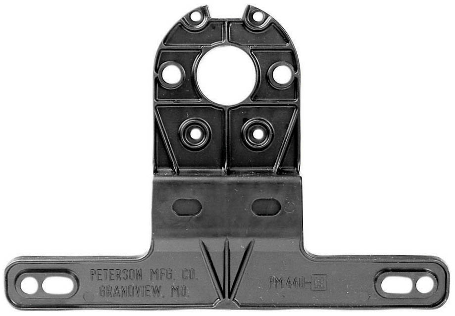V440-09 Universal License Bracket; black