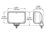 V504HF 4.5 inch X 7 inch Tractor & Work Light; flood; Viz Pack4.5 inch X 7 inch Tractor & Work Light; flood; Viz Pack