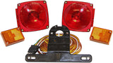 V540 Under 80 inch Wide Trailer Light Kit; w/ harness & side markers; Viz Pack