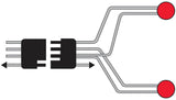 V5425Y Split Trailer Harness Kit; complete kit; Viz Pack