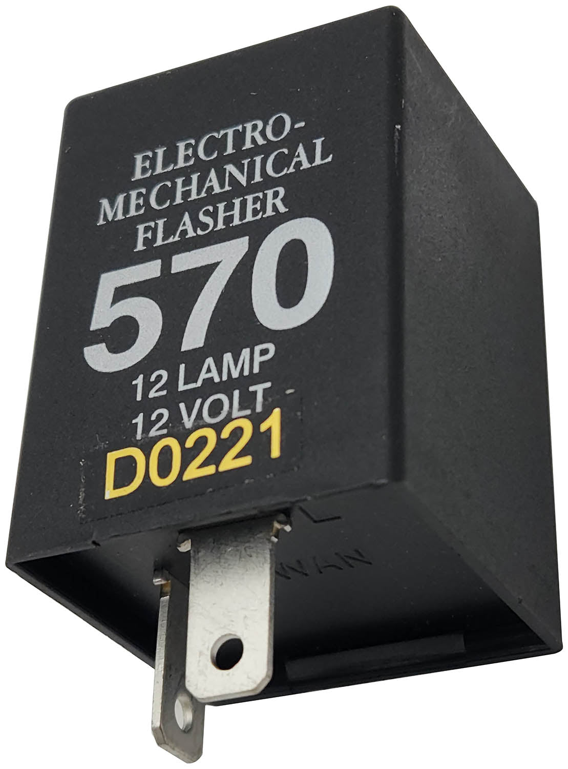 V570 25 Amp Electro-Mechanical Flasher; 2-prong; Viz Pack