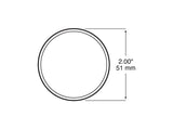 V600 Round Blind-Spot Mirror; 2 inch diameter; Viz Pack