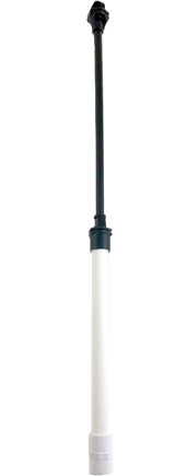 DRADASM15B2F24 - 0.345" Super Barb, 0.345" Tubing (12"), 0.345" Super Barb x Slip Connector, 1⁄ 2" PVC (12"), 1⁄ 2" Slip x 1⁄ 2" F NPT