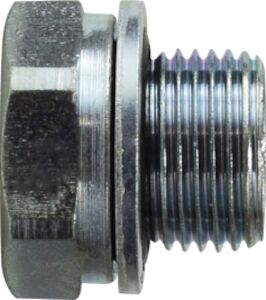 6MBSPOR-PLUG 1/8" Male British Parallel Pipe O-Ring Plug