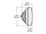 V701C 7 inch Round PAR 56 Headlight; single headlight; Viz Pack