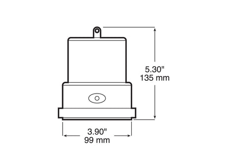 740A Battery-Operated Safety Beacon w/ Magnetic Mount; amber; box