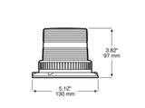 V764MA Micro-Strobe Light; amber, magnetic mount; Viz Pack