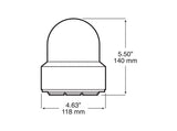 V772A Alternating Beacon w/ Magnetic Mount; amber; Viz Pack