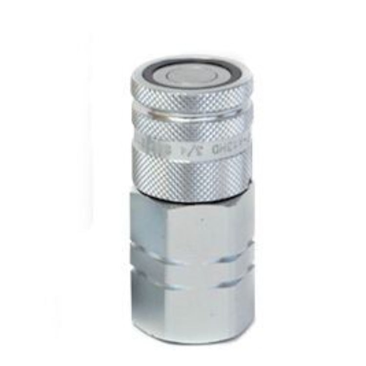 803313000 1/2 IN Flush Face Socket x 1-14 O-Ring Flat-Face Seal with Female Threads - Carbon Steel