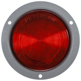 824R Single Diode PL3 4 inch Round Stop / Turn / Tail Light, 12 Volt; flange; poly bag