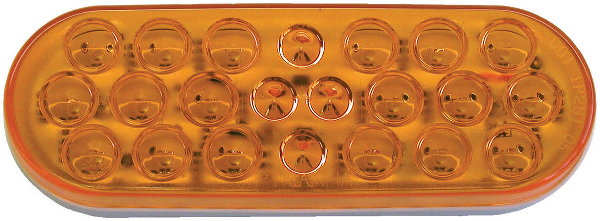 V821A-22 Lumen X ® PL3 Oval Rear Turn Signal Light; grommet; Viz Pack