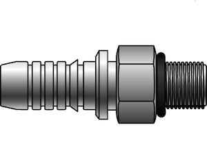 8GS-8MB Gates GlobalSpiral GS Couplings O-Ring Boss Solid Male