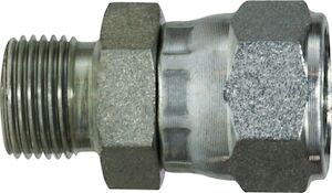 24MBSPP-24FJX - 1-1/2" Male British Parallel Pipe to 1-1/2" Female JIC Swivel