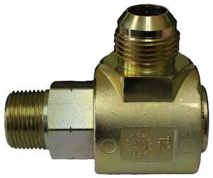 9S12J12-P12 3/4" Male JIC to 3/4" Male NPTF Continuous 90° Swivel